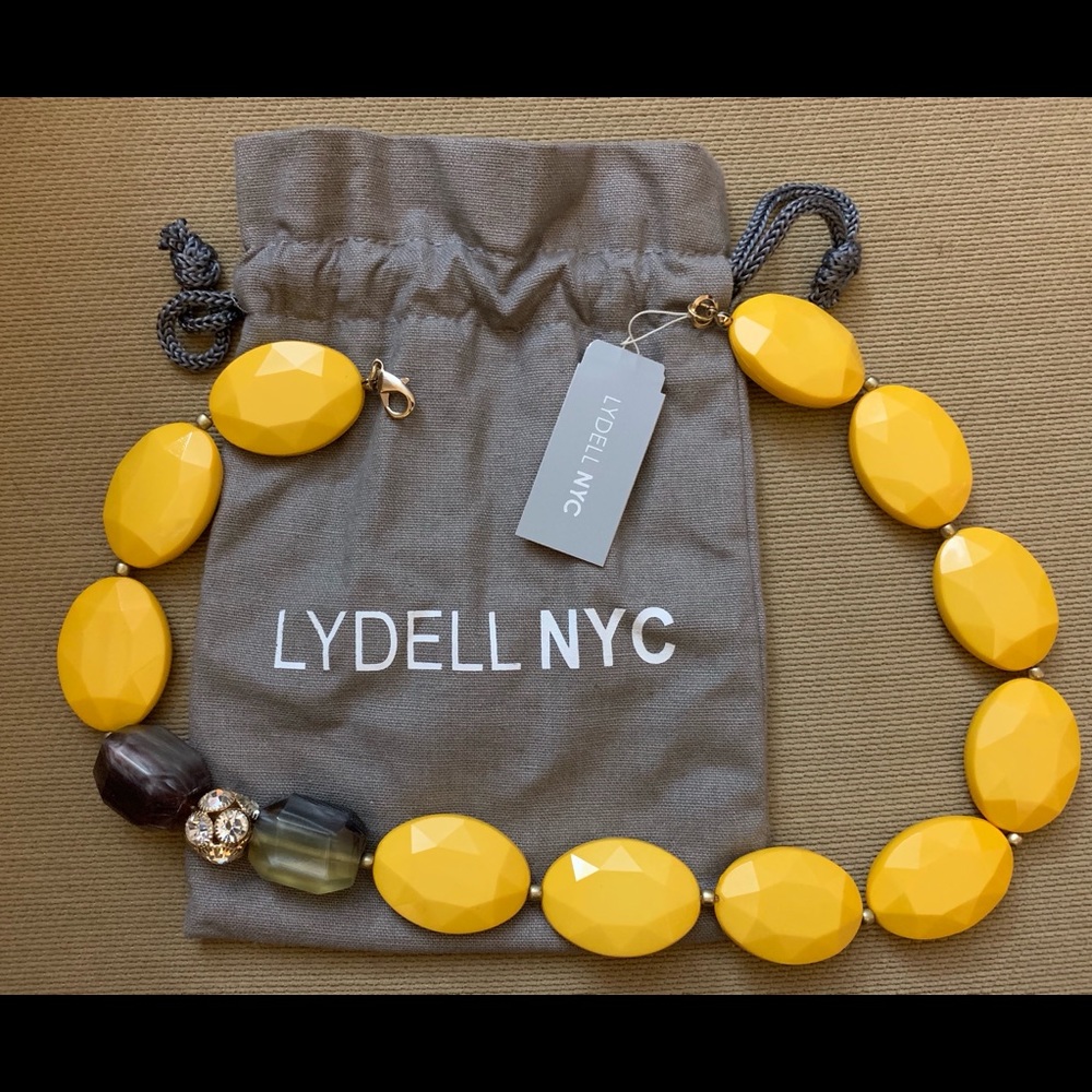 Lydell NYC chunky beaded statement choker necklace